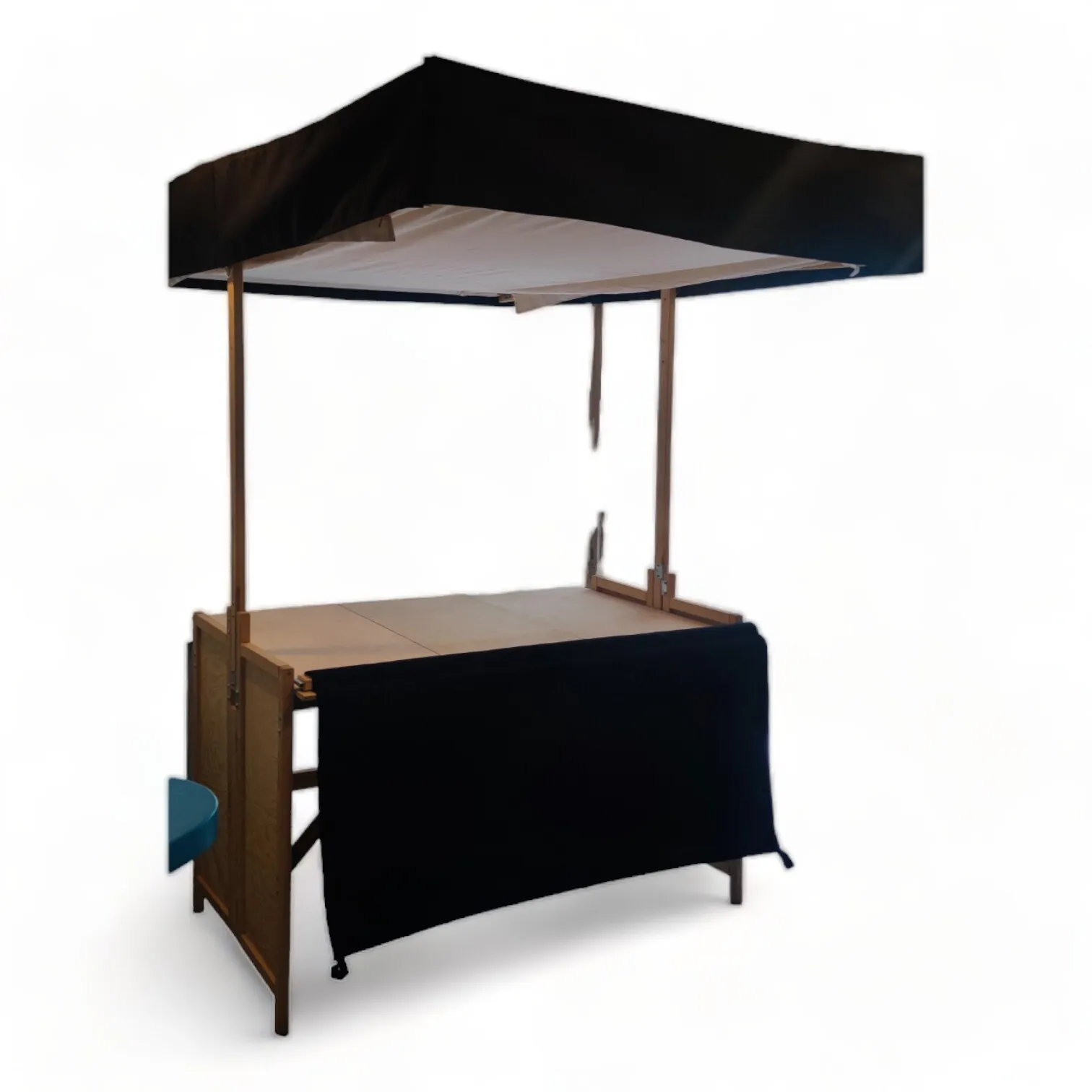 Infostand aus Holz