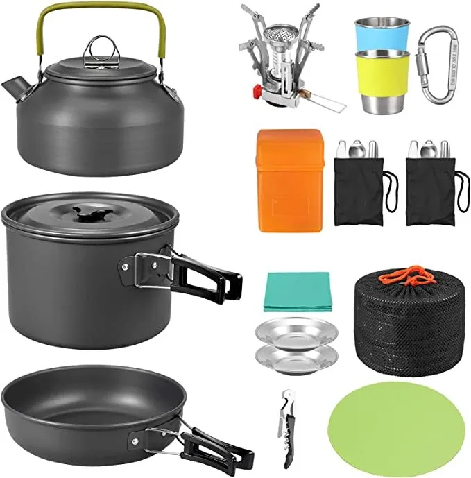 Kit popote & réchaud aluminium 2 pers - VINTEAM