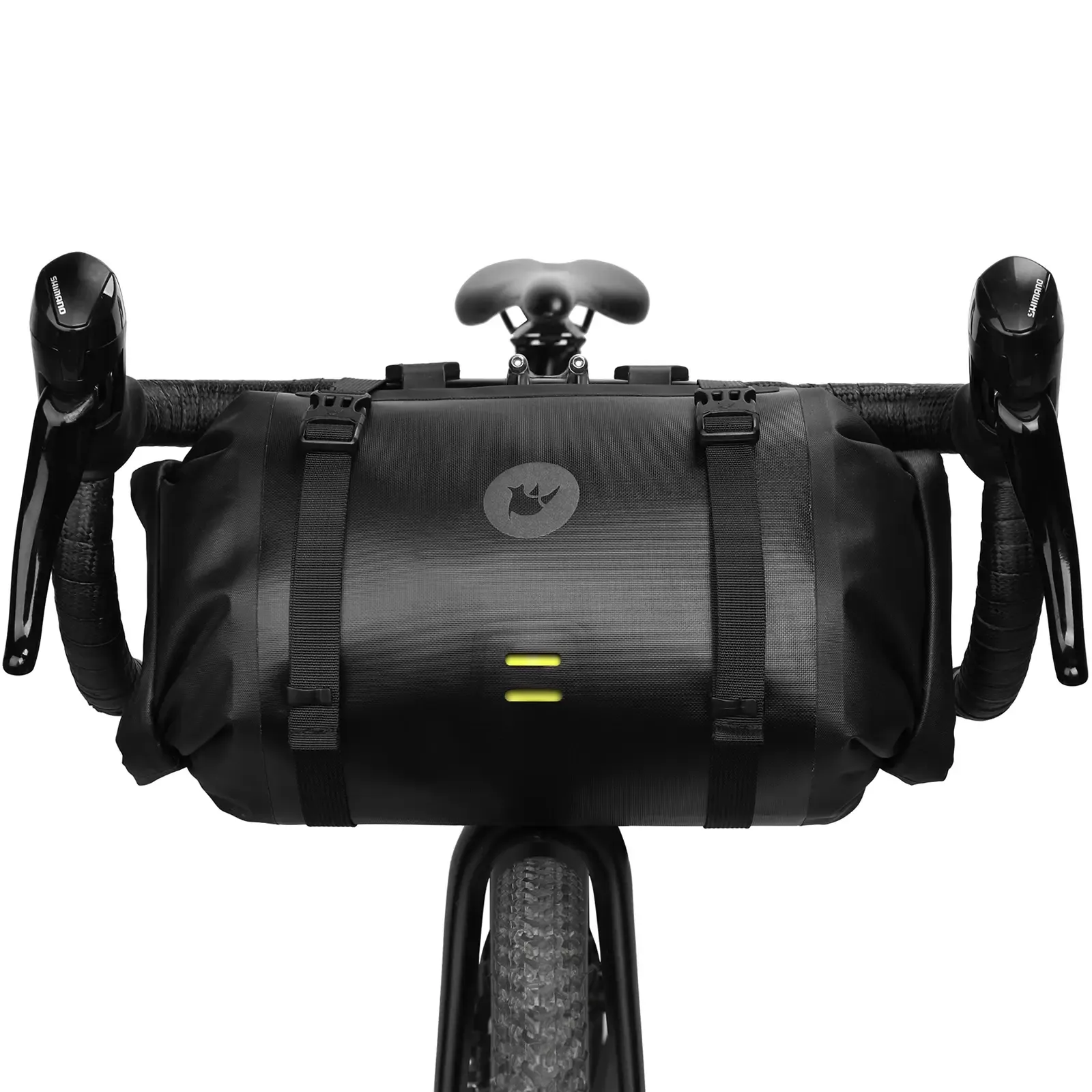 Sacoche de guidon de vélo 2 en 1 100% imperméable 8L + 4L / 12L - Rhinowalk - X21998B