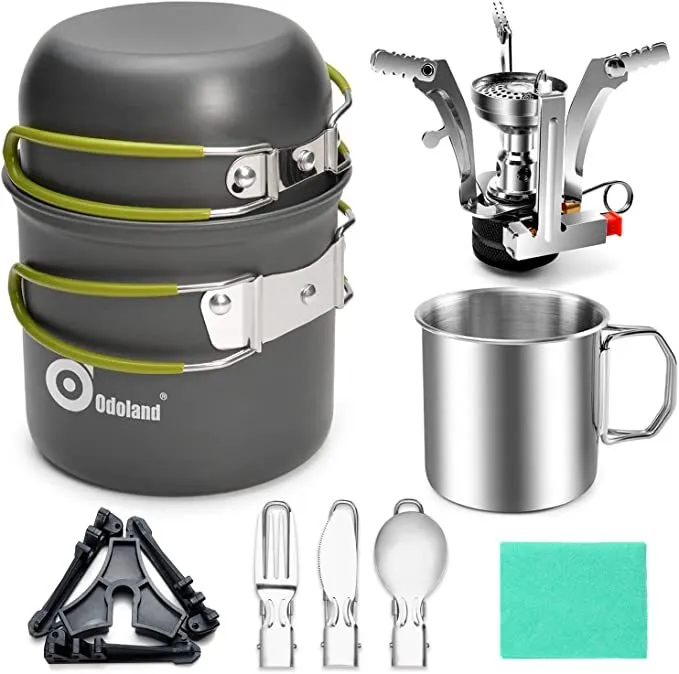 Kit popote & réchaud aluminium 1 pers -  Odoland