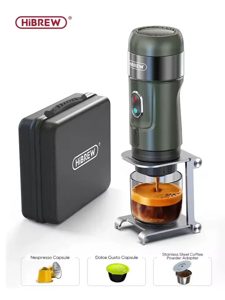 Machine à café expresso électrique portable sans fil "Hibrew - H4B"