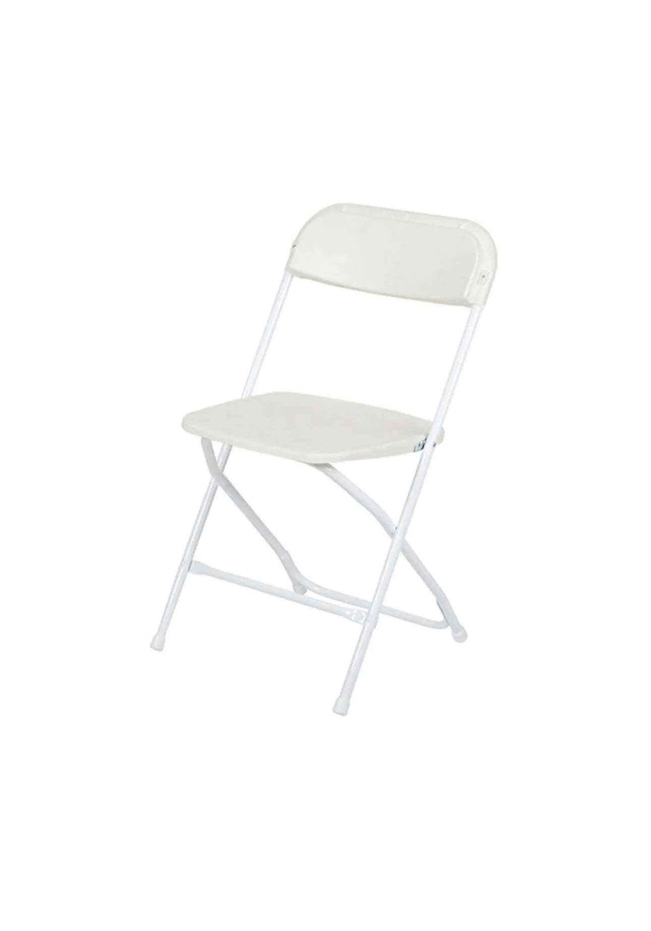white folding chairs