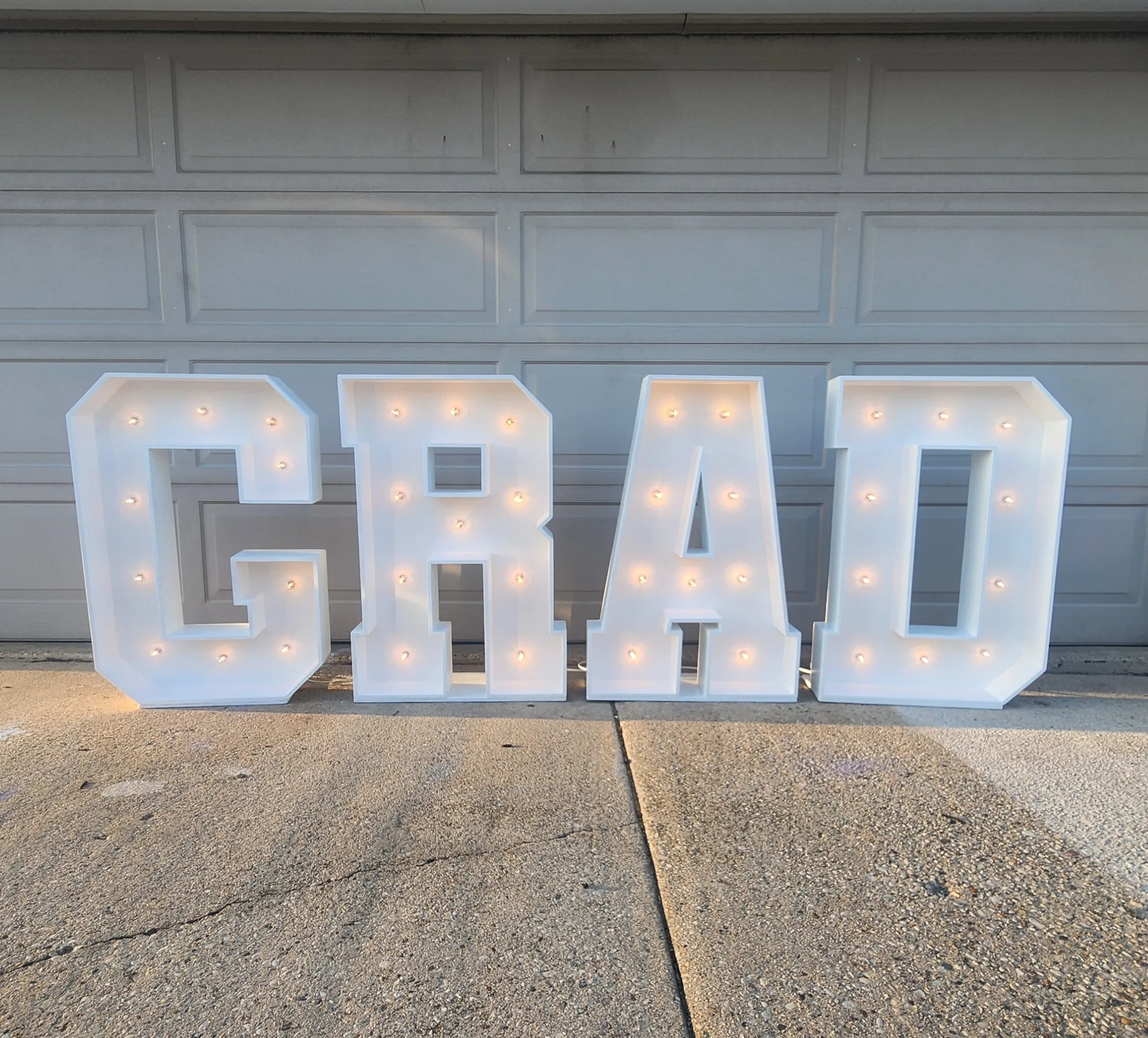 GRAD marquee sign