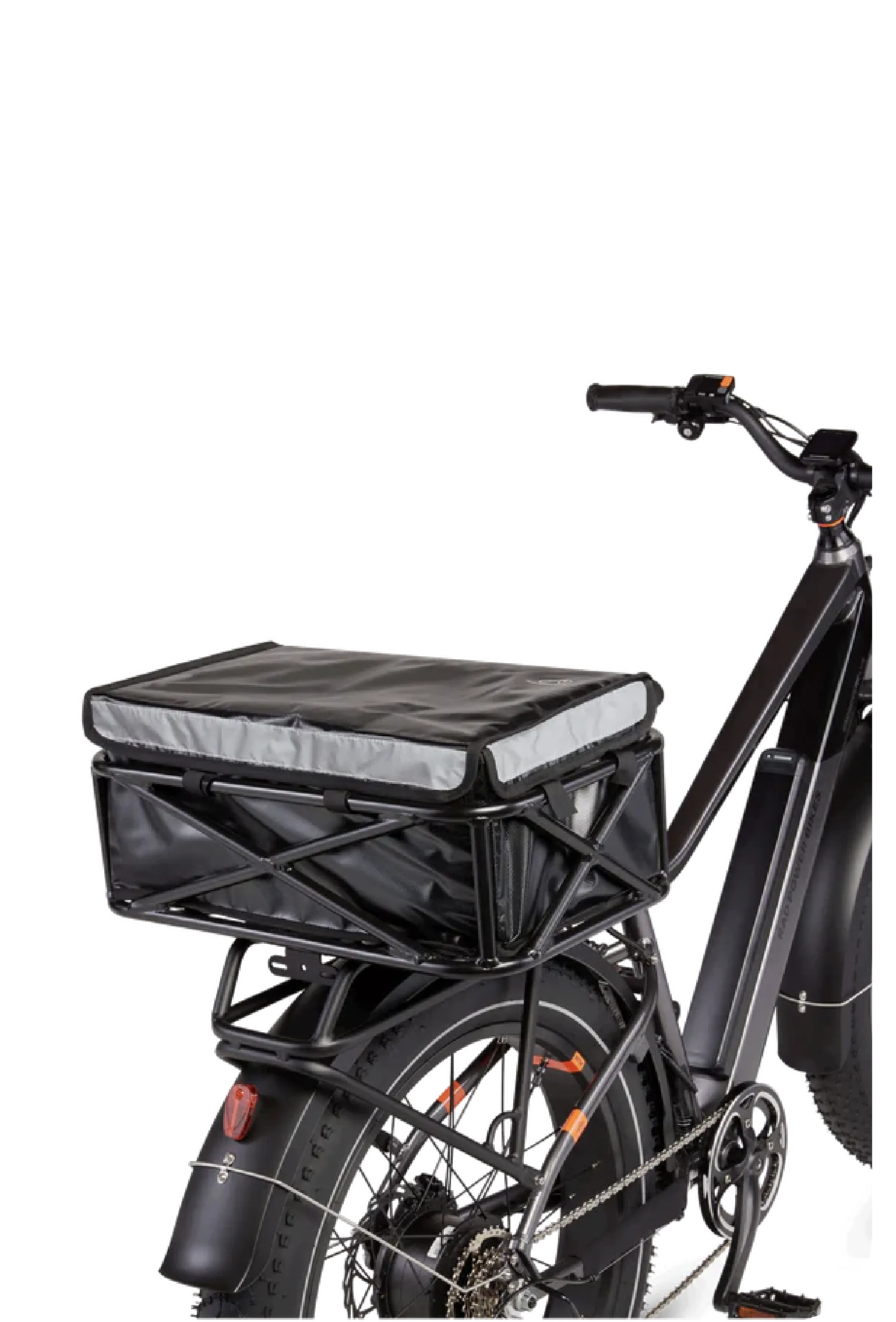 Large E-Bike Basket with Basket Bag