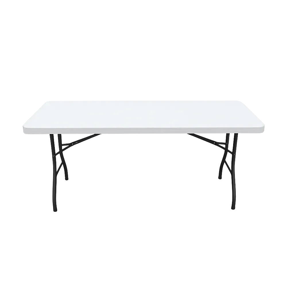 6' Rectangular Folding Banquet Table