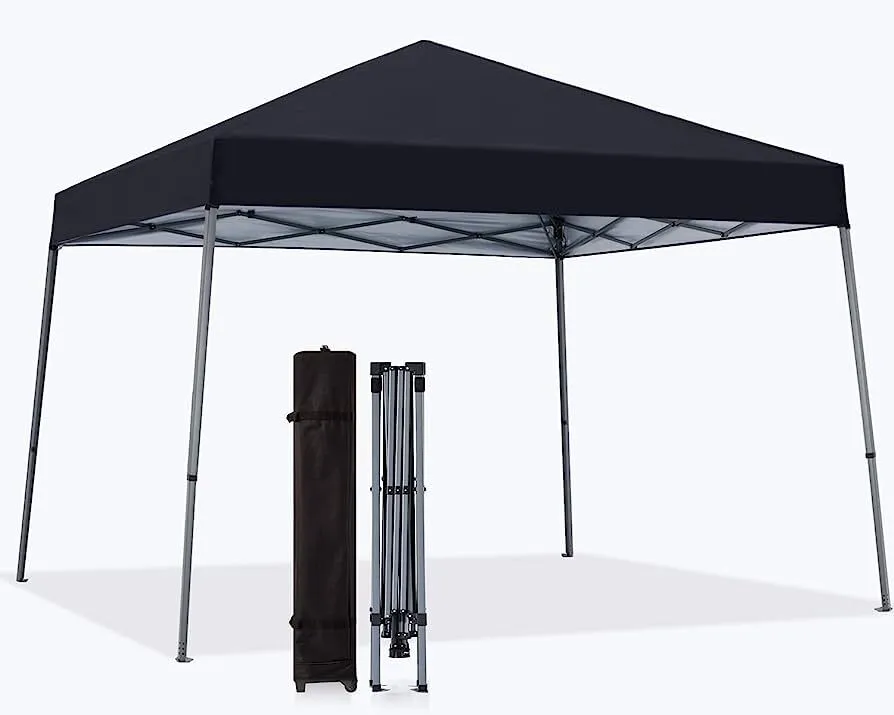 10x10 popup canapy black in color