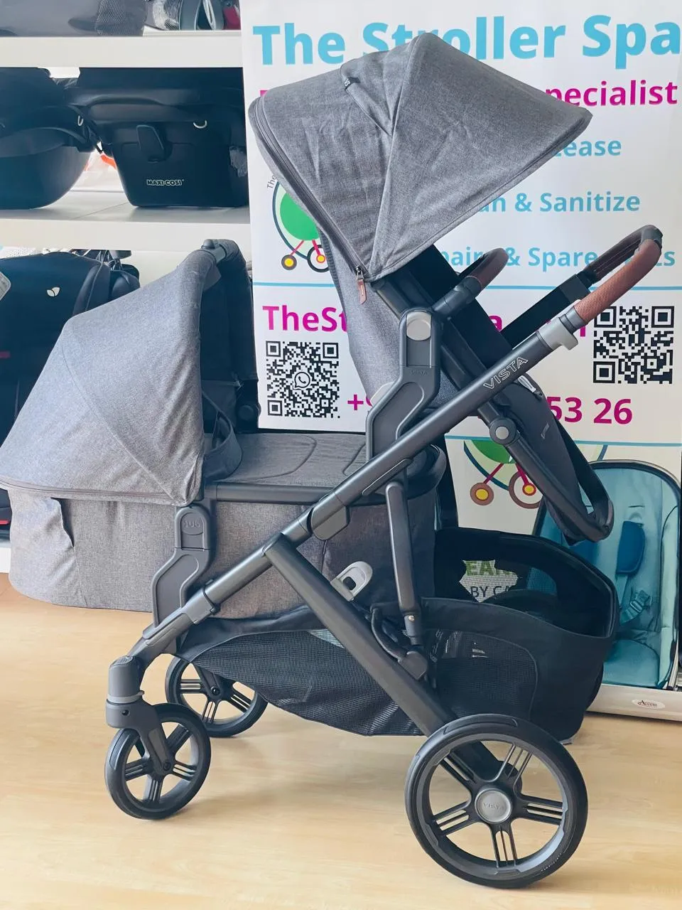 Uppababy Vista V3 with bassinet & seat