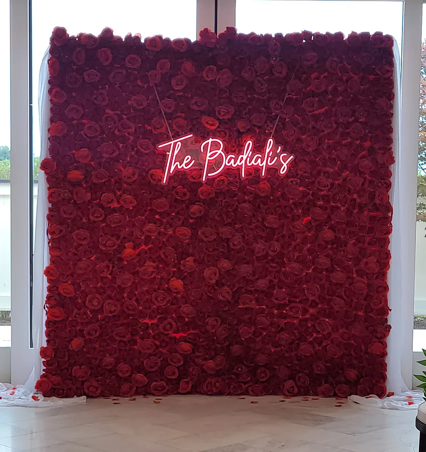 Red Rose Wall