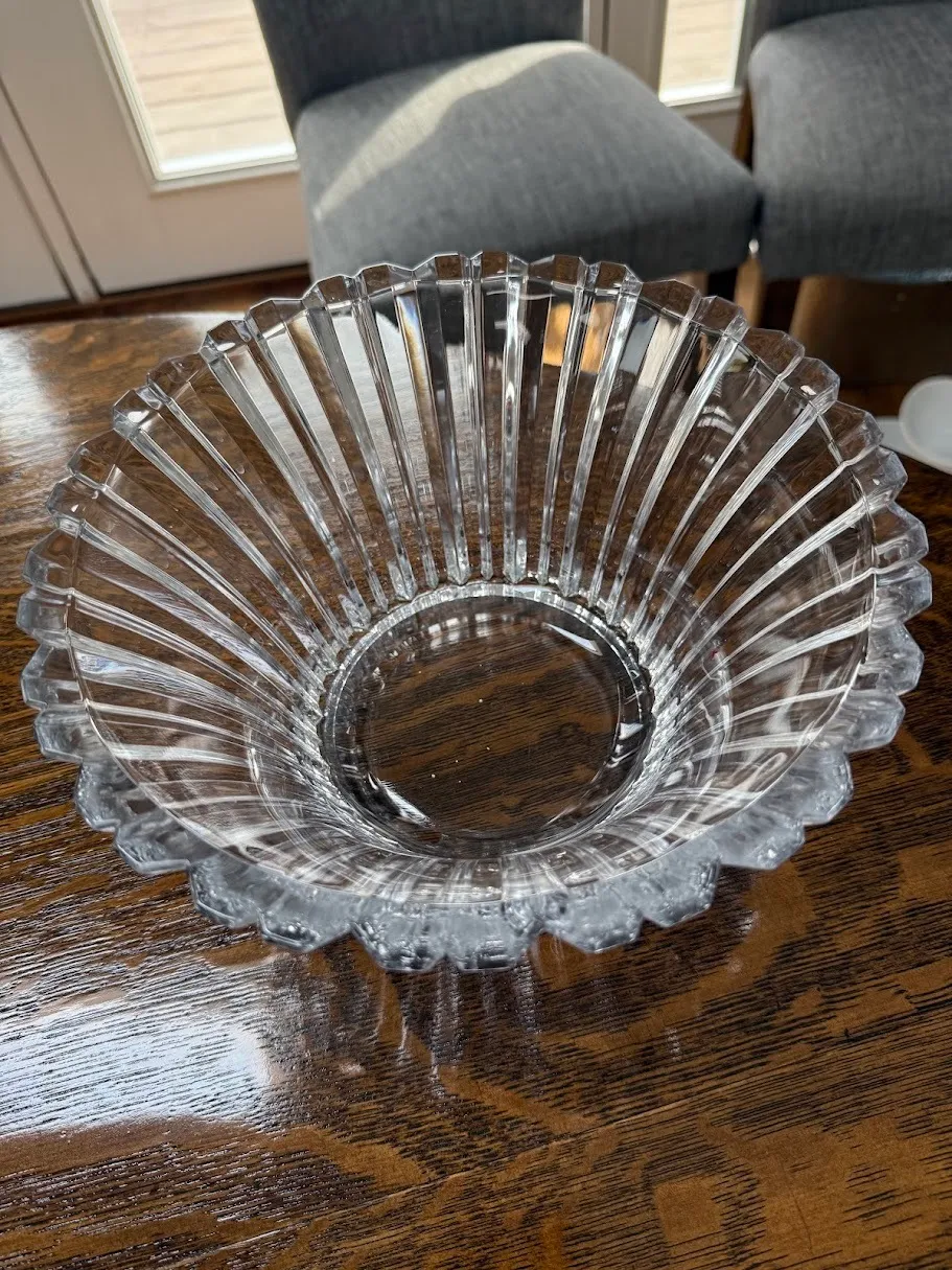 10" Crystal Bowl 