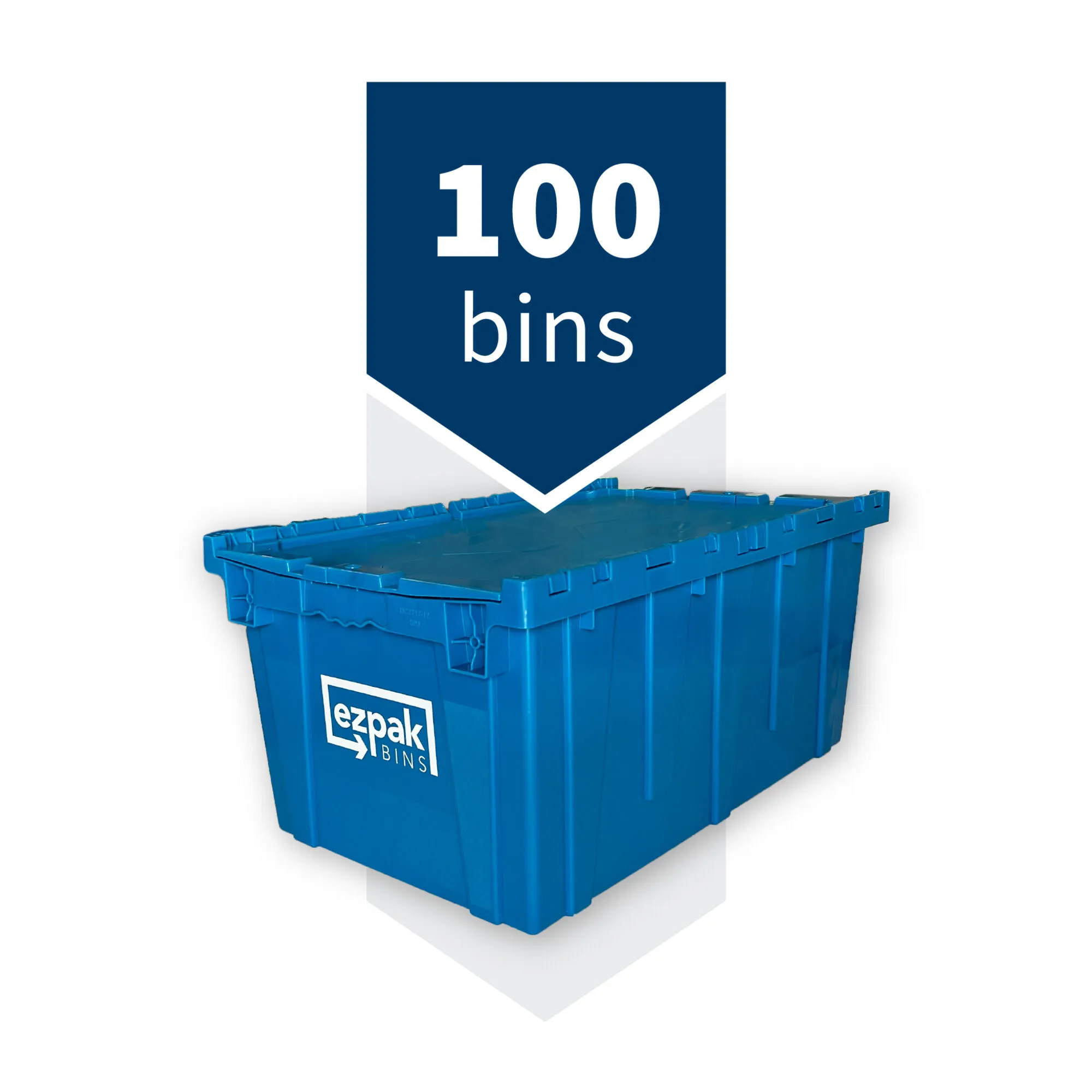 5 Bedrooms, 100 Bin Bundle EZPak Bins Moving Bin Rental Company