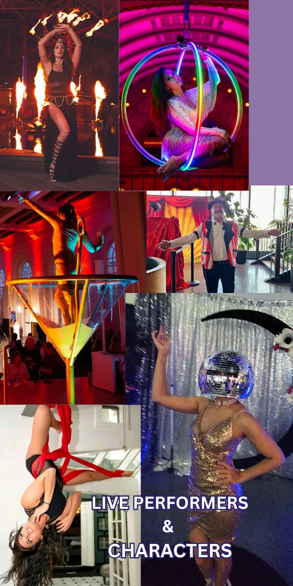 PERFORMERS & LIVE ENTERTAINMENT