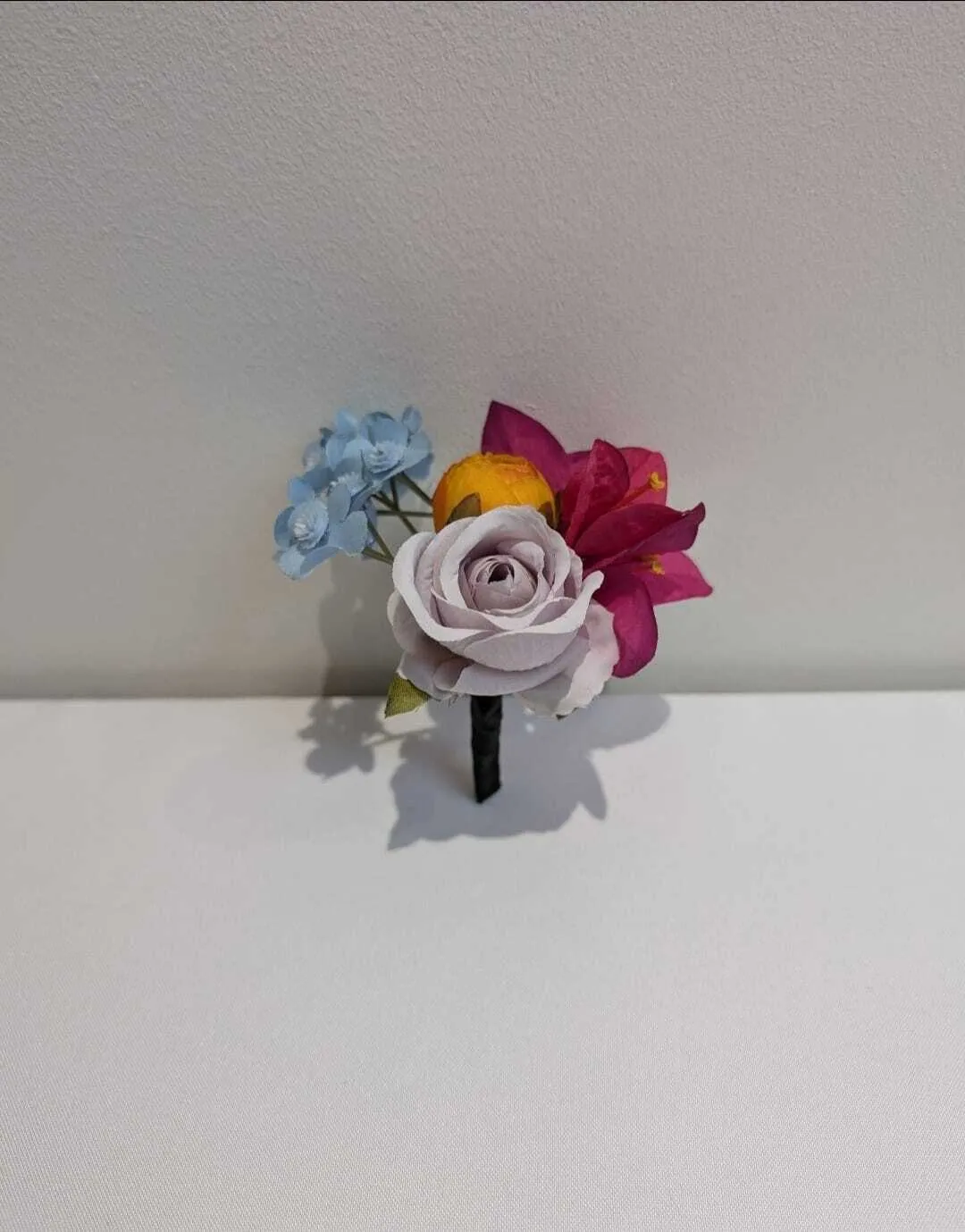 Coral Buttonhole
