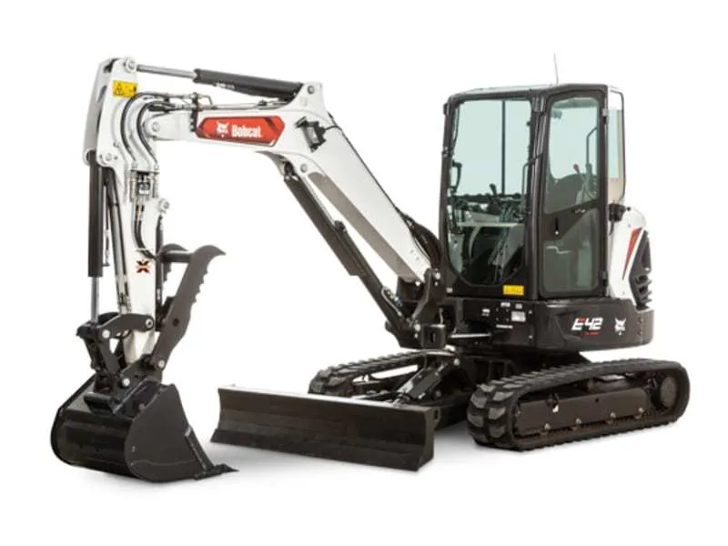 E42 Excavator with 2 Additional Buckets