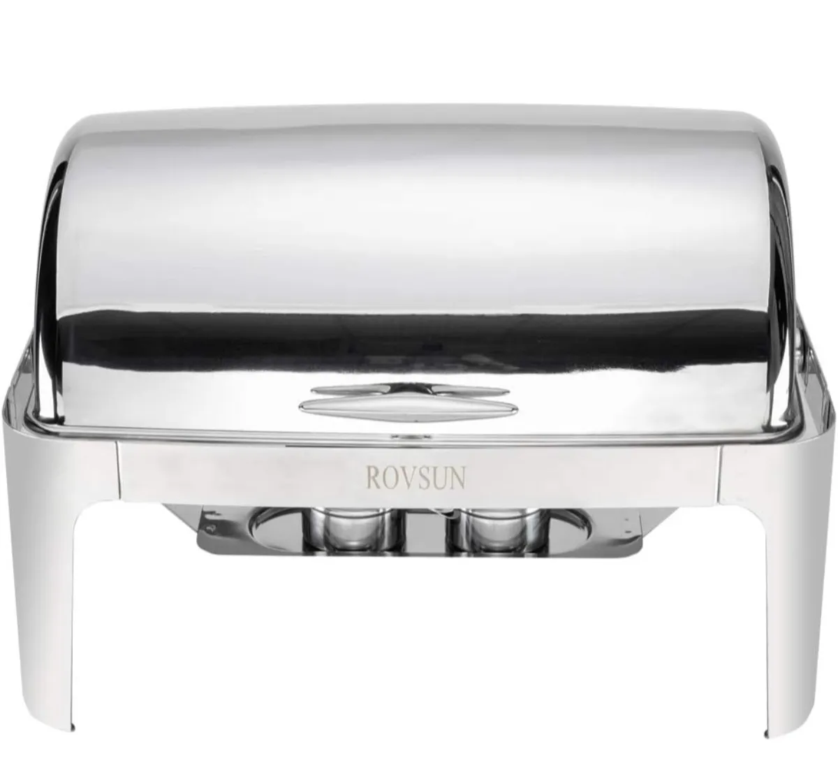 9 Quart Roll Top Stainless Steel Chafer