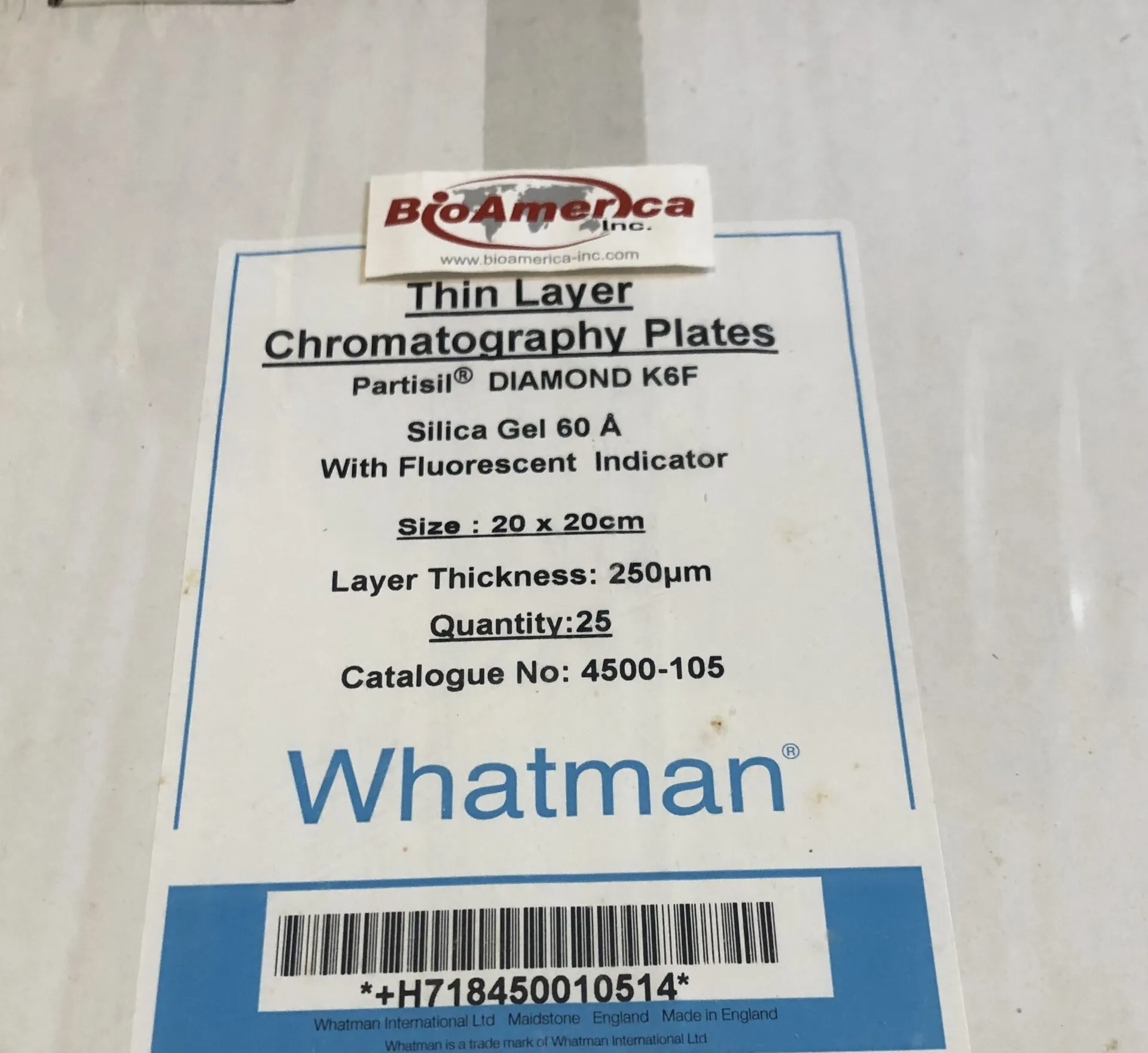 Thin Layer Chromatography Plates 4500-105 