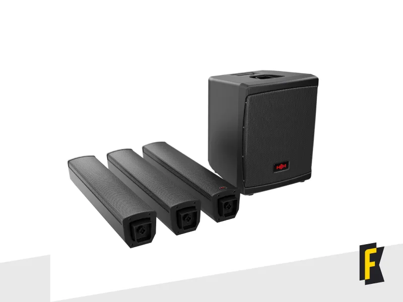Sistema PA Ativo HH Tensor-solo Preto