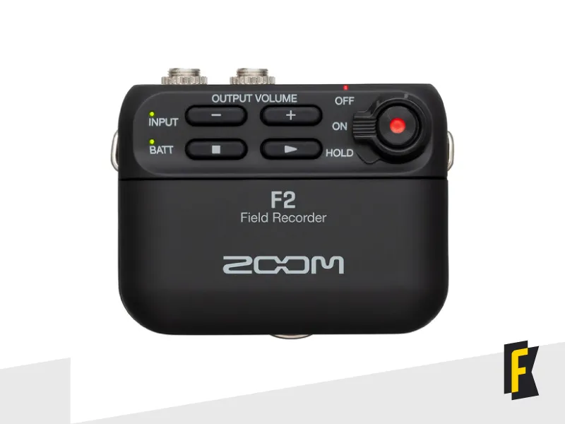 Zoom F2-BT Lapela Gravador Portátil (Bluetooth)
