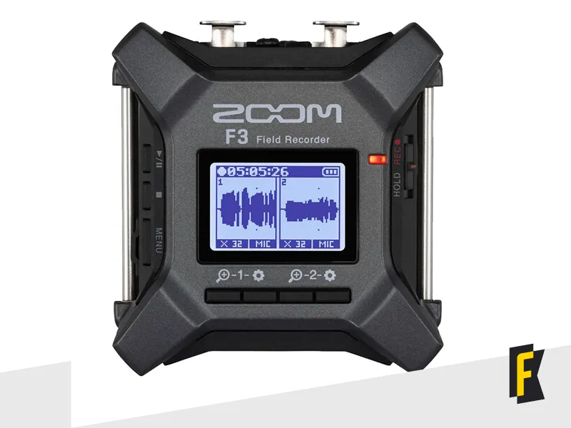 Zoom F3 Gravador de Áudio Portátil (2 Canais Xlr)