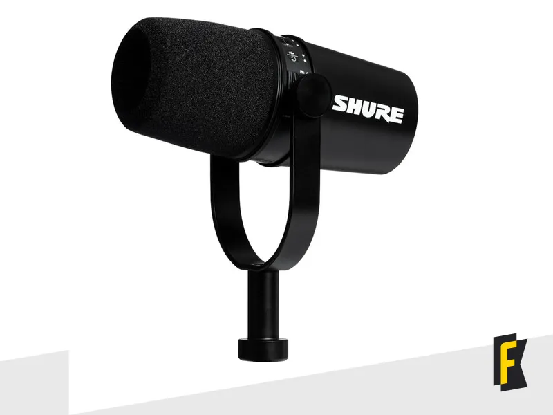Microfone Podcast Shure MV7 (XLR + USB)