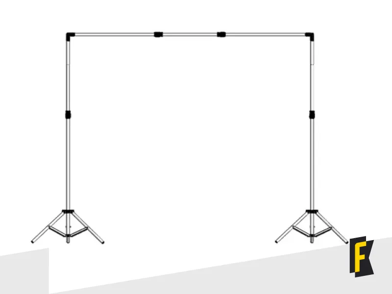 Suporte para fundo infinito 3Mx3M