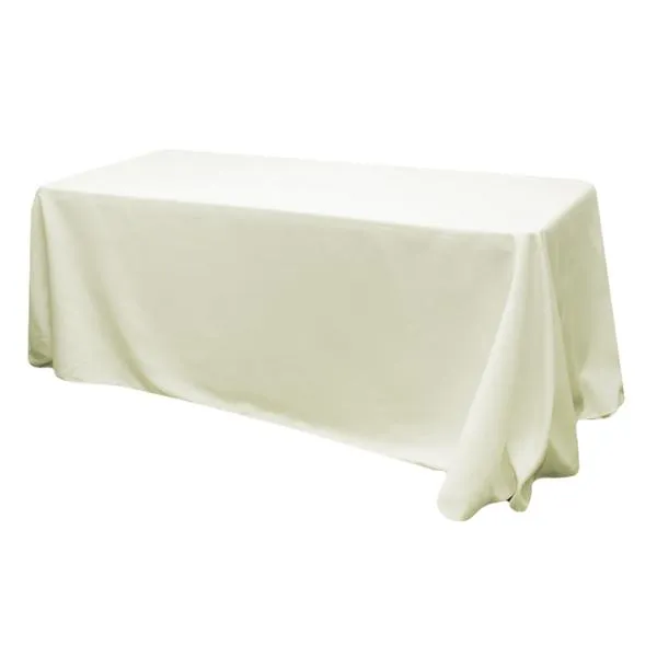 IVORY RECTANLE TABLE CLOTH 