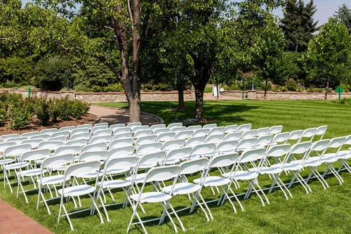 Plastic Folding Chair - White