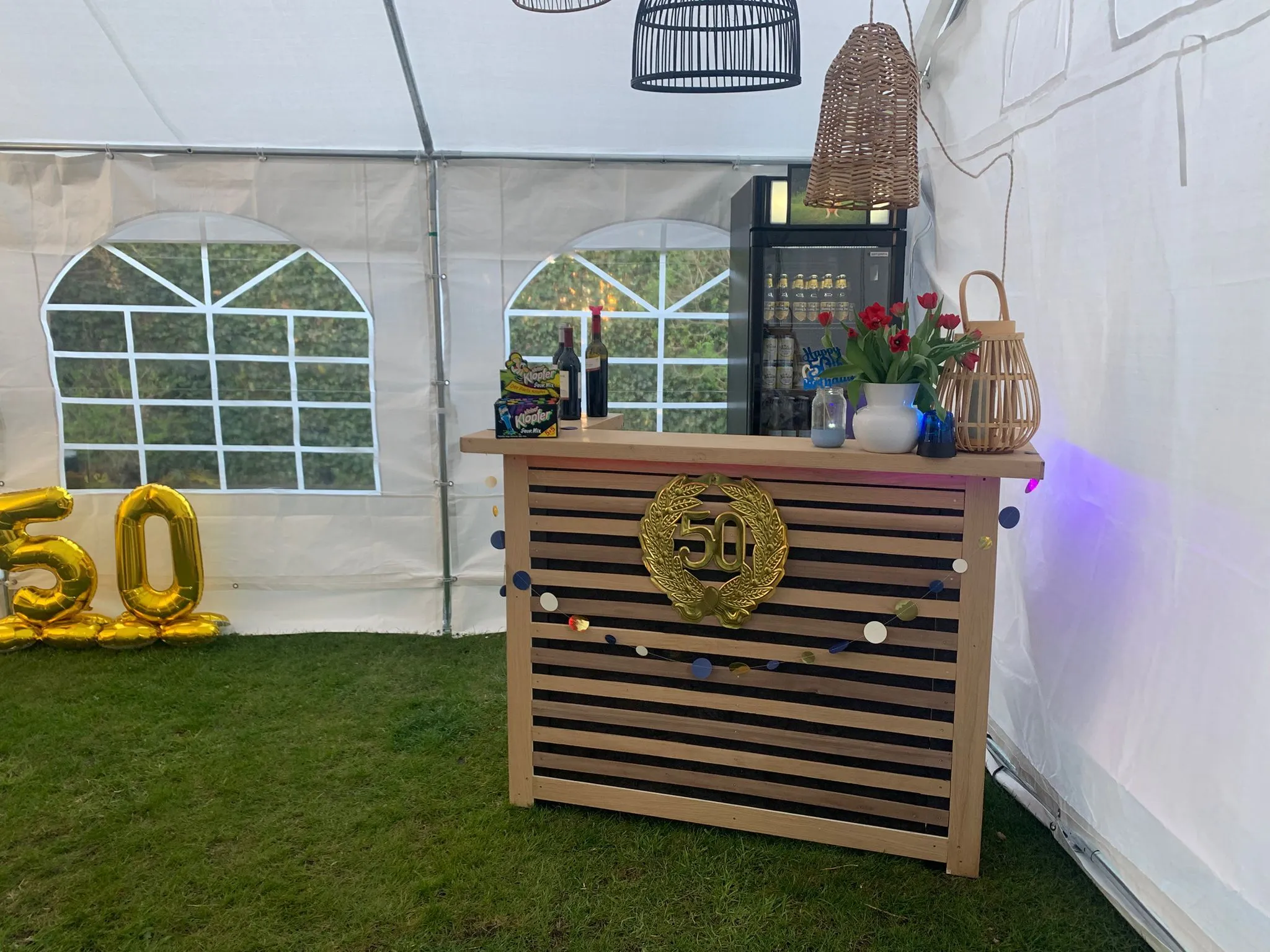 Houten bar