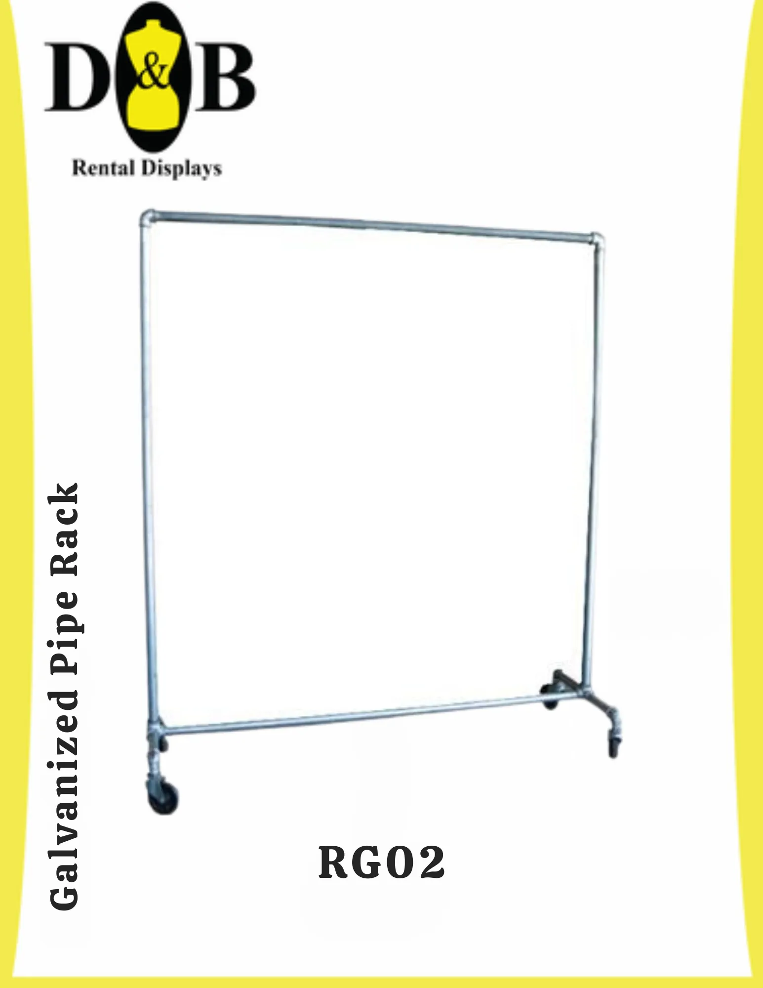 1 1/4″ Galvanized Pipe Rack (NYC)