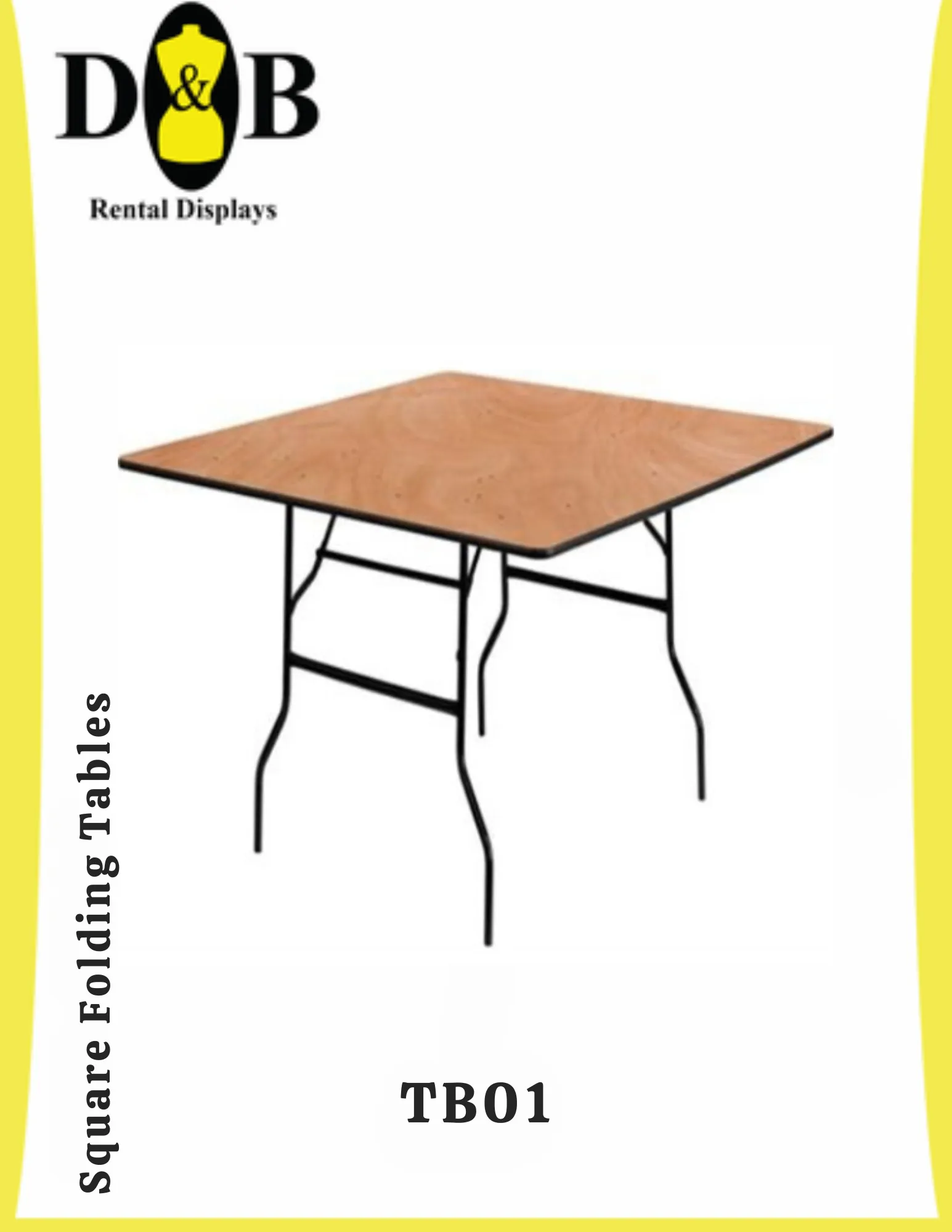 Square Folding Tables (NYC)