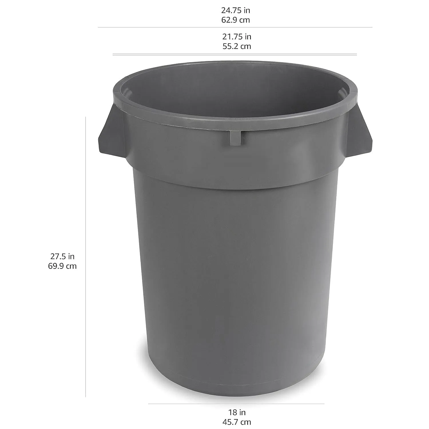 Heavy Duty Durable Round Trash Can (LAS)