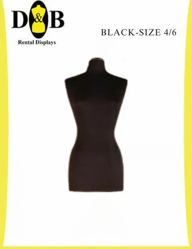 A-Dress Form, Black, Size 4/6, Female  (NASH)