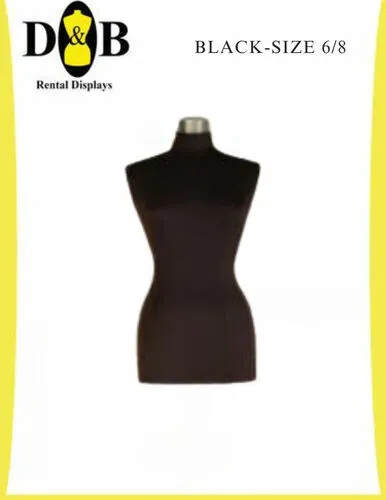 A-Dress Form, Black, Size 6/8, Female (LAS)