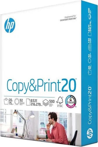 HP Printer Paper, 8.5 x 11 Paper, 500 Sheets (NYC)