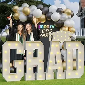 4FT GRAD Light Up Letters (LAS)