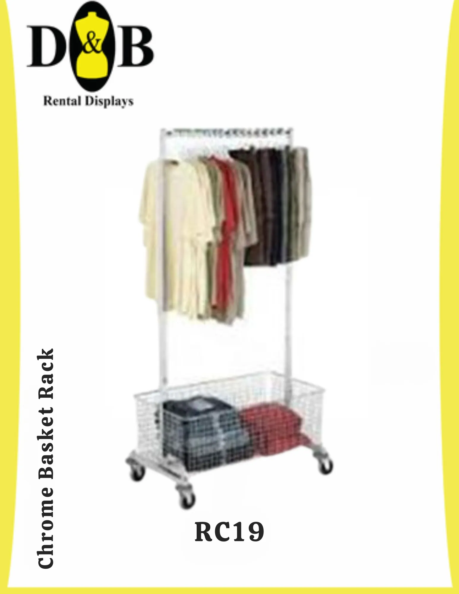 Chrome Basket Rack (NYC)