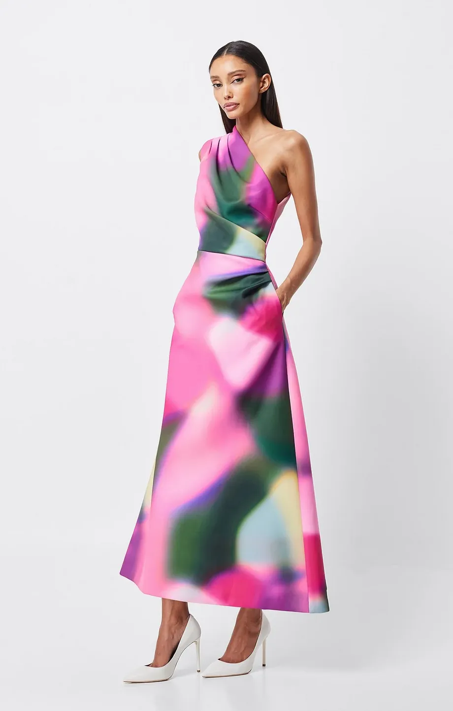 Mossmann: Blurred Maxi Dress