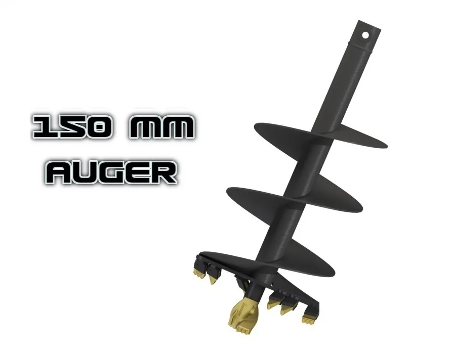 65mm round augers + extensions Freddas Hire North Geelong Equipment