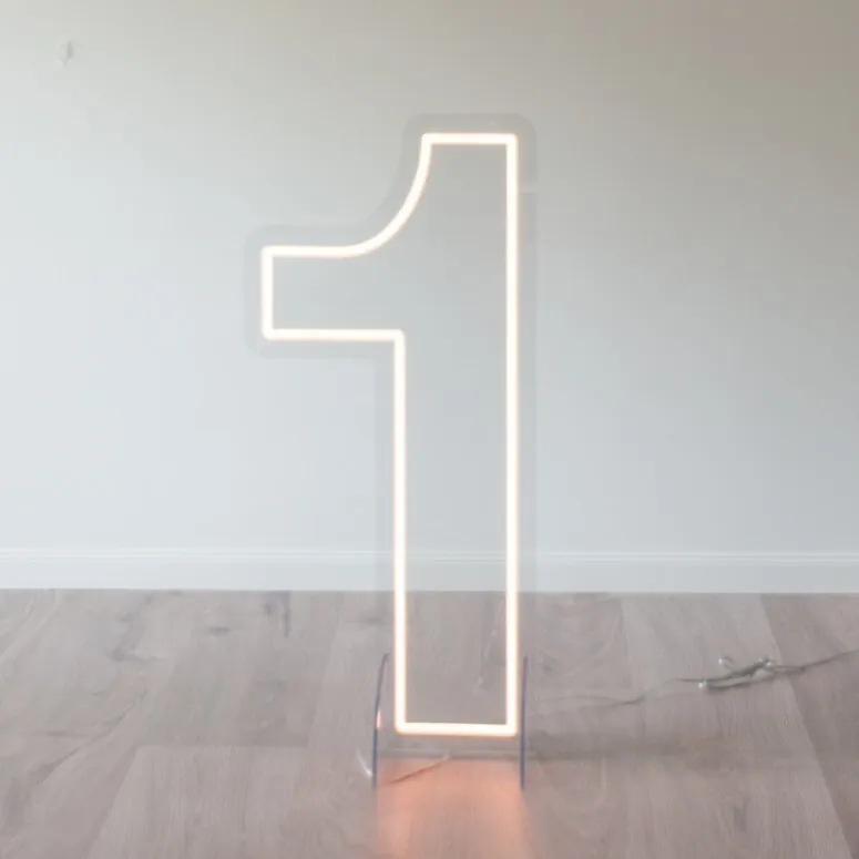 1st Number Neon Light