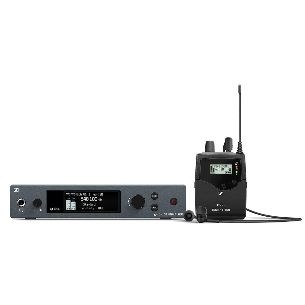 Sennheiser IEM G4 (A1: 470-516 MHz) / 4 stereo channel kit