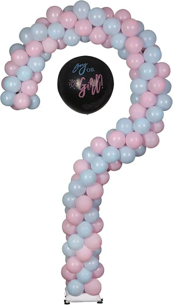 Question Mark Balloon Stand Frame Gender Reveal