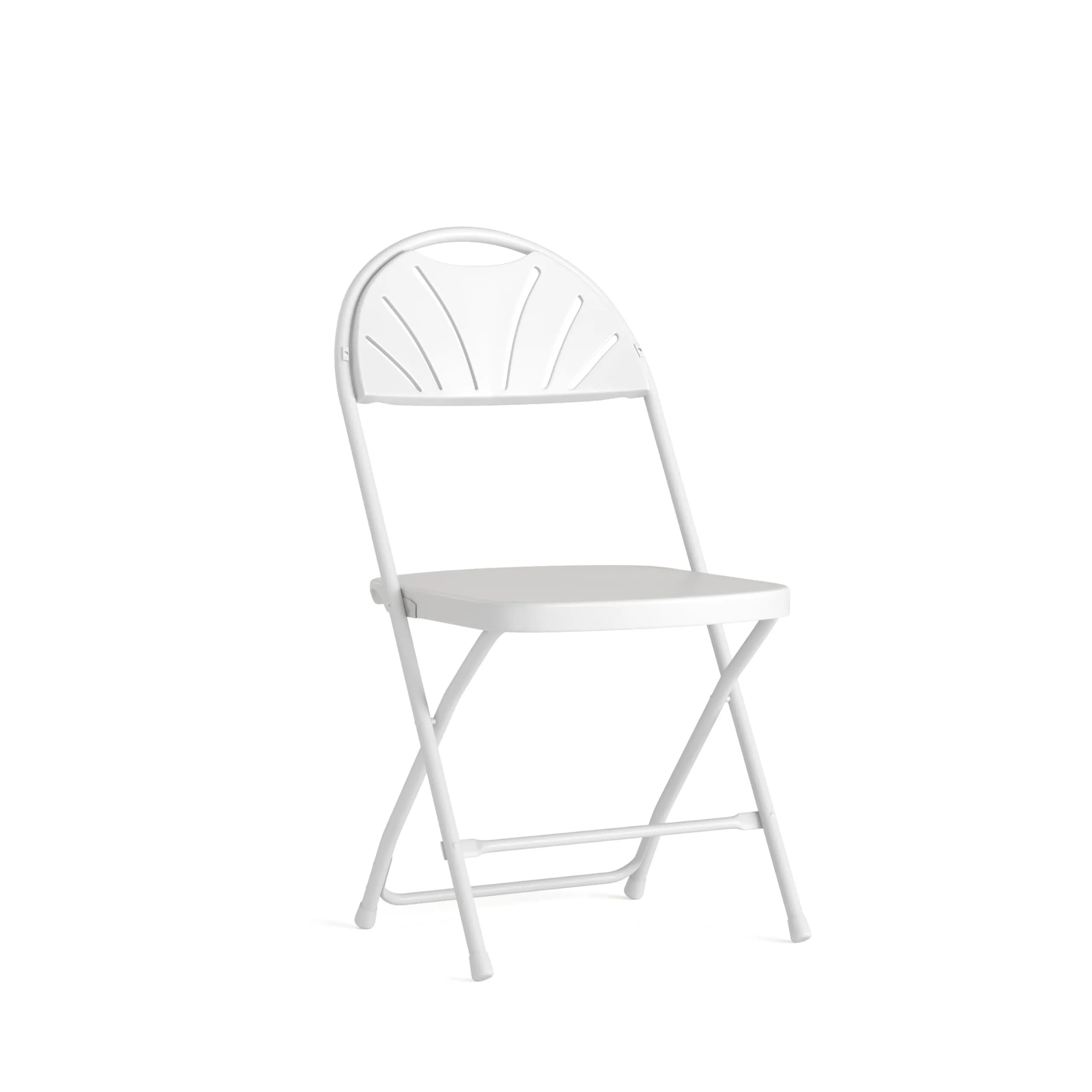 Value White Fanback Chair