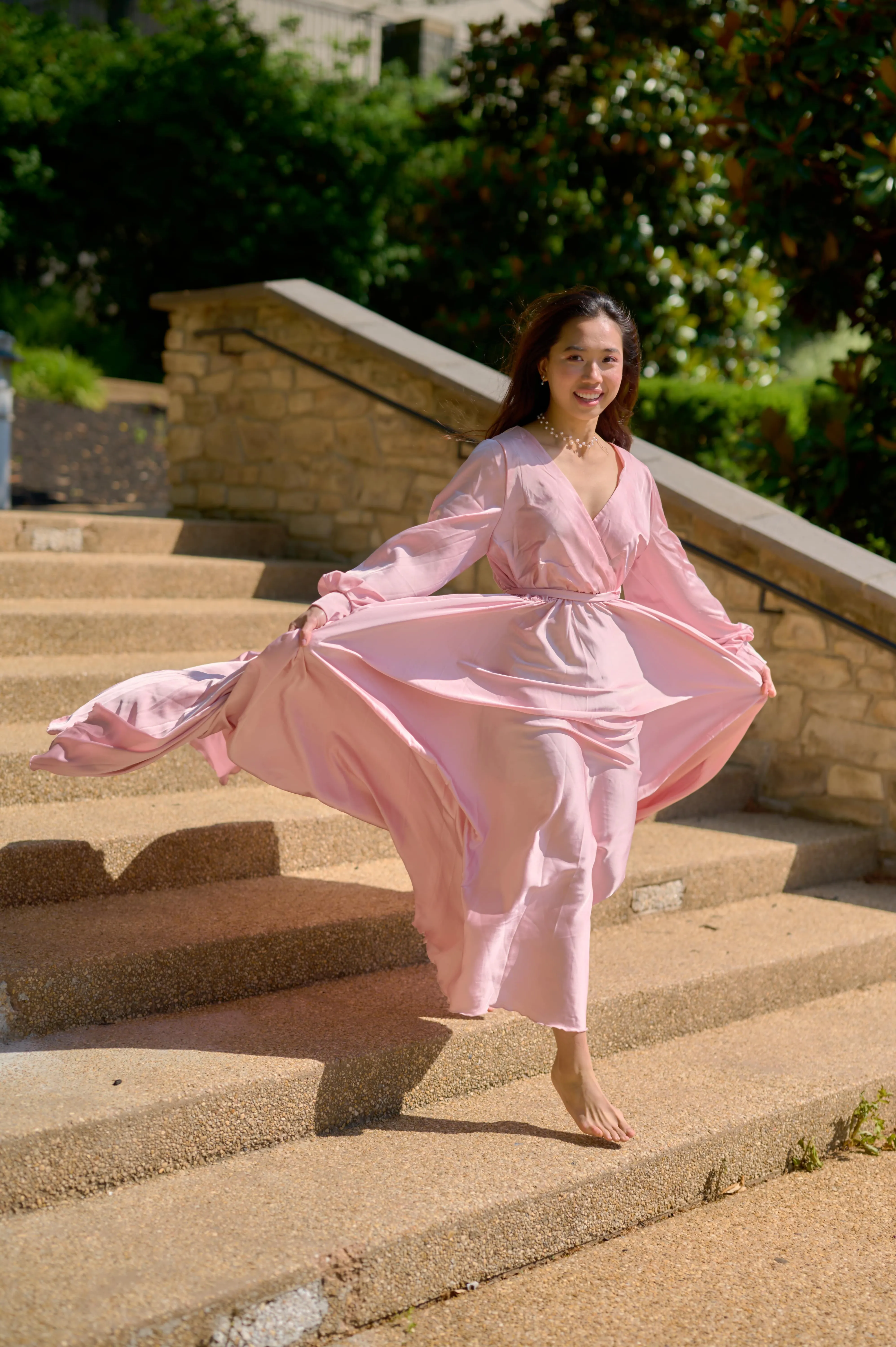 PINK MATERNITY LONG SLEEVES
