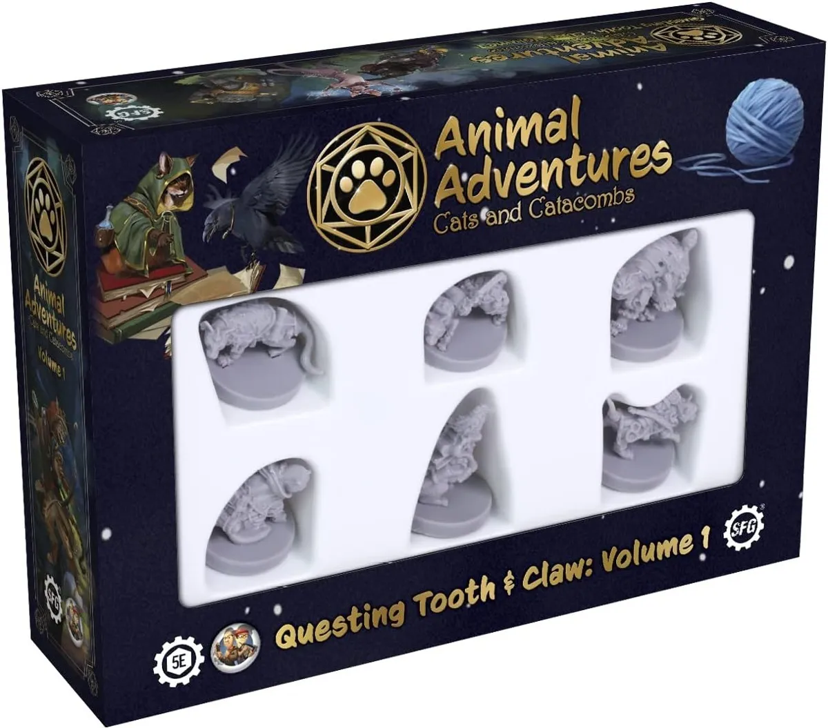 Animal Adventures RPG: Cats and Catacombs - Questing Tooth and Claw Volume 1