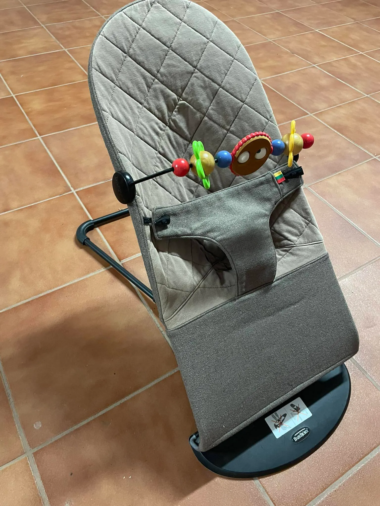 Baby bjorn baby bouncer with toy sand color Baby Gear Rental Tenerife Safe Quality Equipment