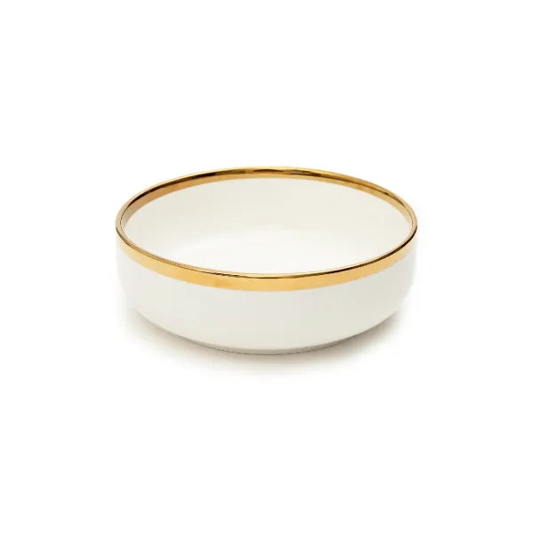 Bowl With Gold Lining 