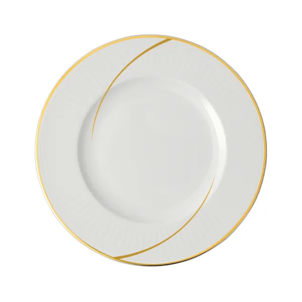10" Dinner Plate - Gold Lining
