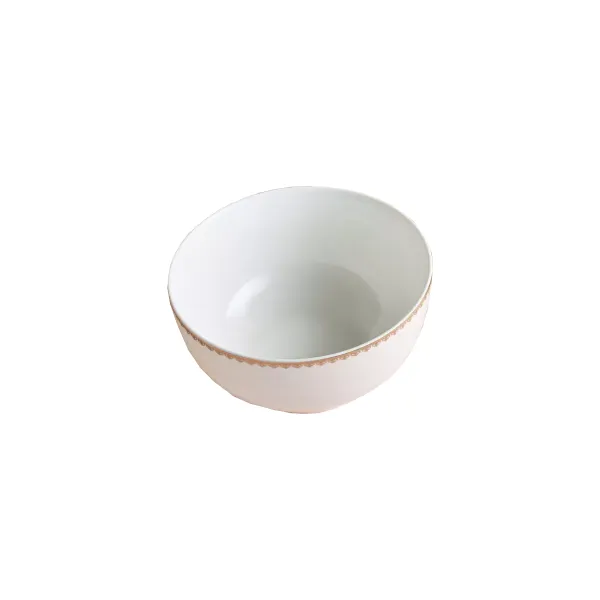 White Nappy Bowl 
