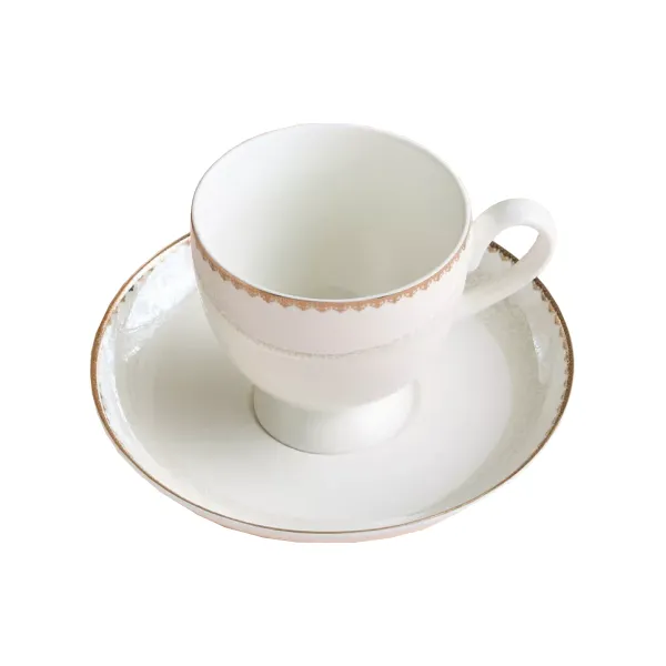 Cup & Saucer - Gold Lining