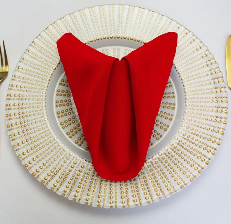 Red Tablecloth Napkins 20x20 inches 