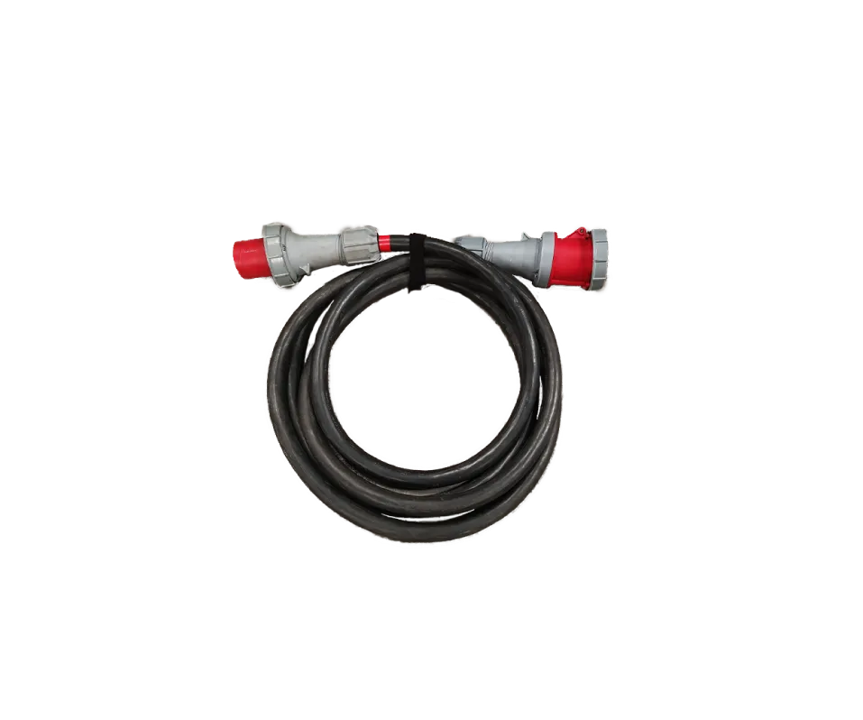 Rallonge Cable Souple (5m) - 63A - Tétraphasée CEE